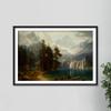 100% Smooth Cotton Paper - Albert Bierstadt - Sierra Nevada (1873) Photo Poster Painting Art Print - Size: 24 x 16 Inches view 4