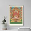 100% Smooth Cotton Paper - Goddess Tripurasundari Parvati Shiva Durga Purnacandi (20th Century) Photo Poster Painting Art Print - Size: 24 x 16 Inches view 4