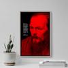 100% Smooth Cotton Paper - Fyodor Dostoyevski Art Print - Poster Quote Gift - Size: 24 x 16 Inches view 4