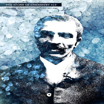 100% Smooth Cotton Paper - George Washington Carver Art Print - The Icons of Chemistry Series - #13 of 15 - for Chemists/Students Poster Geek History - Size: 24 x 16 Inches