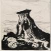 100% Smooth Cotton Paper - Edvard Munch - Funeral March (1897) Photo Poster Painting Art Print - Size: 24 x 16 Inches view 1