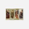 100% Smooth Cotton Paper - Alphonse Mucha - Autumn Moon and Stars (1902) Photo Poster Painting Art Print - Size: 24 x 16 Inches view 2