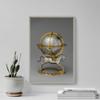 100% Smooth Cotton Paper - Gerhard Emmoser - Celestial Globe with Clockwork (1579) - Art Print Painting Poster Gift Photo Wall Home Decor - Earth Planet World on Horse - Size: 24 x 16 Inches view 4
