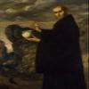 100% Smooth Cotton Paper - Francisco de Zurbaran - Saint Benedict (1640) - Painting Photo Poster Print Art Gift Home Wall Decor - Size: 24 x 16 Inches view 1
