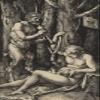100% Smooth Cotton Paper - Albrecht Durer - Satyr Family (1505) - Painting Photo Poster Print Art Gift Wall Home Decor - Drer Silenos Greek Mythology Drawing - Size: 24 x 16 Inches view 1