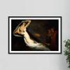 100% Smooth Cotton Paper - ARY Scheffer - Dante and Virgil Encountering The Shades of Francesca de Rimini and Paolo in The Underworld (1855) Photo Poster Painting Art Print - Size: 24 x 16 Inches view 4