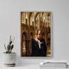 100% Smooth Cotton Paper - Jan Van Eyck - The Madonna in The Church (1438) Photo Poster Painting Art Print - Size: 24 x 16 Inches view 4
