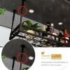 APUM Ceiling Hanging Wine Racks | Wall Mounted Wine Glass Goblet Holder | Vintage Wine Bottle Shelf | Wrought Iron Wine Racks | Stemware Cup Shelves view 4
