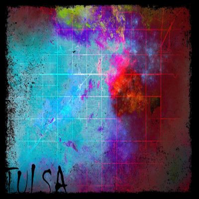 100% Smooth Cotton Paper - Tulsa, Oklahoma, USA Original Map Design Colourboo - Art Print Poster Photo Gift - Size: 24 x 16 Inches