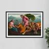 100% Smooth Cotton Paper - Jacopo Bassano - The Miraculous Draught of Fishes (1545) - Painting Photo Poster Print Art Gift Home Wall Decor - Size: 24 x 16 Inches view 4