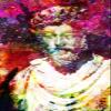 100% Smooth Cotton Paper - Marcus Aurelius Art Print Poster COLOURBURST Photo Gift - Size: 24 x 16 Inches view 1