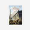 100% Smooth Cotton Paper - Hubert Robert - Imaginary View of Rome with Equestrian Statue of Marcus Aurelius (1786) Photo Poster Painting Art Print - Size: 24 x 16 Inches view 2