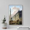 100% Smooth Cotton Paper - Hubert Robert - Imaginary View of Rome with Equestrian Statue of Marcus Aurelius (1786) Photo Poster Painting Art Print - Size: 24 x 16 Inches view 4