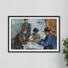 100% Smooth Cotton Paper - Paul Czanne - The Card Players (1892) - Reproduction of a Painting - Photo Poster Print Art Gift - Cezanne Poker Games Hold Em - Size: 24 x 16 Inches view 4