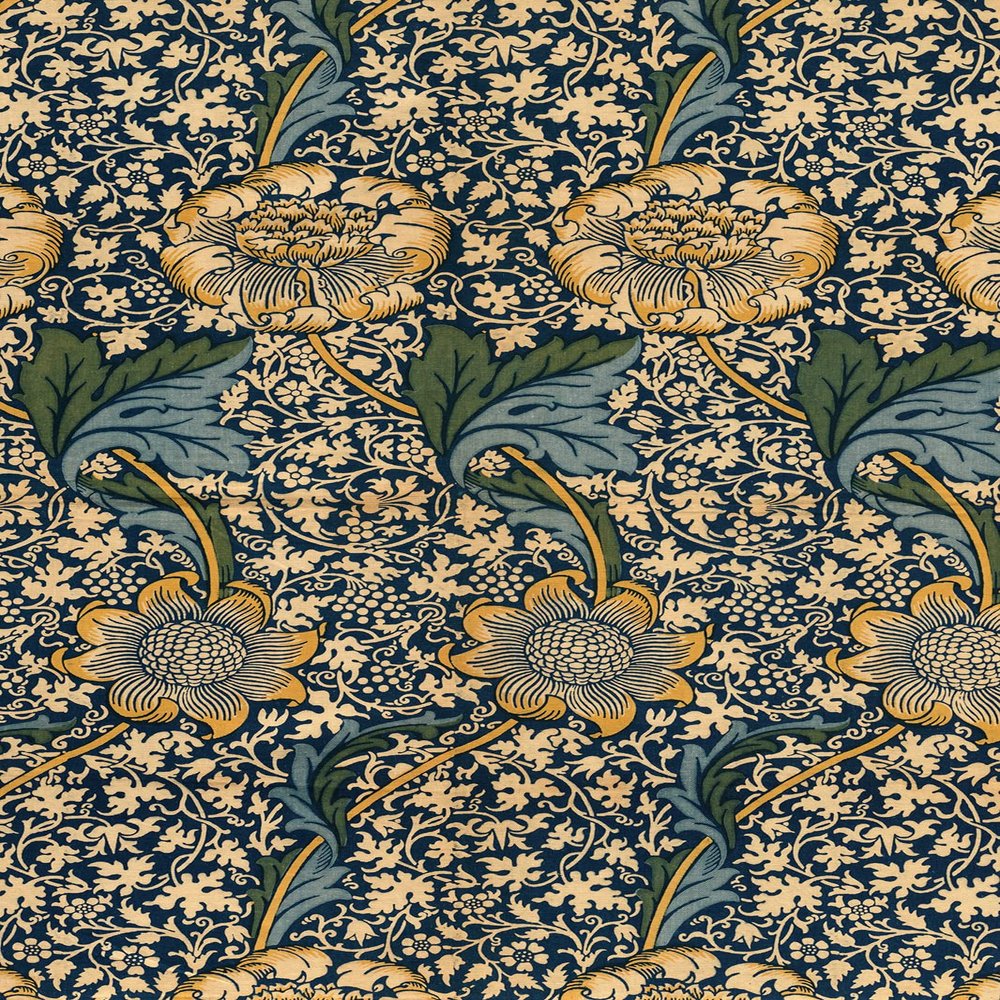100% Smooth Cotton Paper - William Morris - Kennet (1902) Photo Poster Art Print Painting - Size: 24 x 16 Inches