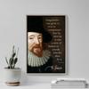 100% Smooth Cotton Paper - Sir Francis Bacon Art Print Photo Poster Gift Quote - Size: 24 x 16 Inches view 4