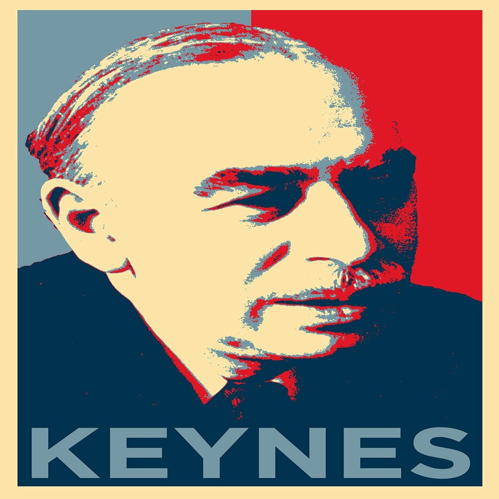 100% Smooth Cotton Paper - John Maynard Keynes Art Print - Hope - Photo Poster Gift - Size: 24 x 16 Inches