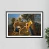 100% Smooth Cotton Paper - Nicolas Poussin - The Arcadian Shepherds (1628) Photo Poster Painting Art Print - Size: 24 x 16 Inches view 4