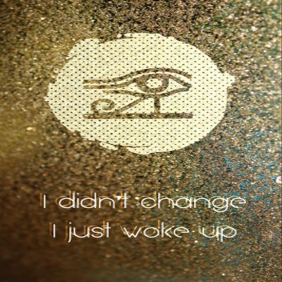 100% Smooth Cotton Paper - I Didn't Change I just Woke up - Motivational Print Photo Poster Quote - Conspiracy Theory Illuminati Woke - Size: 24 x 16 Inches