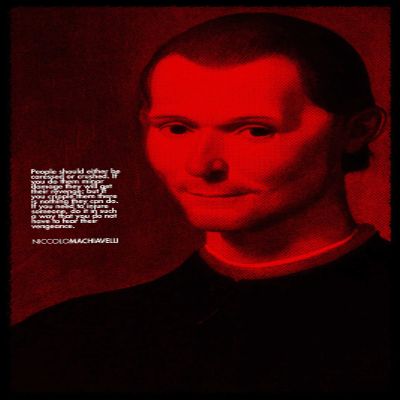 100% Smooth Cotton Paper - Niccolo Machiavelli Art Print - Poster Quote Gift - The Prince - Size: 24 x 16 Inches