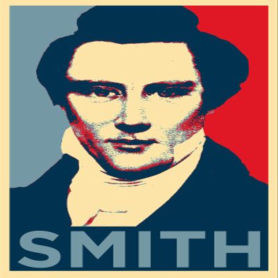 100% Smooth Cotton Paper - Joseph Smith Art Print 'Hope' - Photo Poster Gift - Mormon Mormonism Religion - Size: 24 x 16 Inches