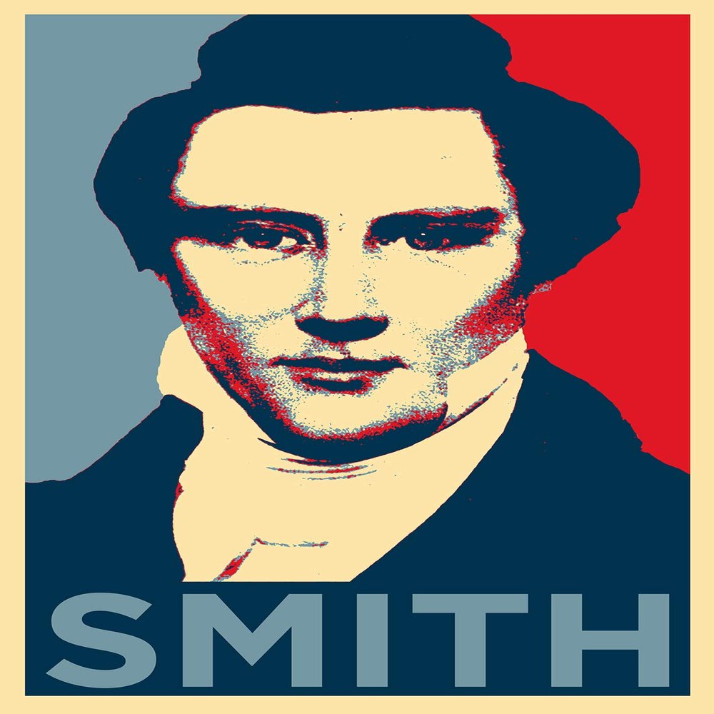 100% Smooth Cotton Paper - Joseph Smith Art Print 'Hope' - Photo Poster Gift - Mormon Mormonism Religion - Size: 24 x 16 Inches