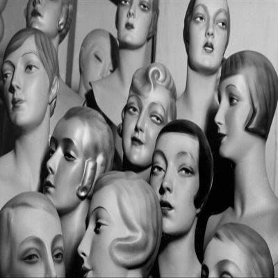 100% Smooth Cotton Paper - Mannequin Heads (1920) - Vintage Photograph, Photo, Poster, Print, Art Gift, Decor 1920s Fashion - Fashion Wall Art - Fashion Art - 1930s - Size: 24 x 16 Inches