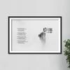 100% Smooth Cotton Paper - William Ernest Henley Poem - Invictus - The Fog and Mist - Poster Original Art Print Photo Wall Home Decor - It Matters not How Strait gait - Size: 24 x 16 Inches view 4