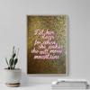 100% Smooth Cotton Paper - Let her Sleep for When she Wakes she Will Move Mountains - Motivational Print Photo Poster Quote - Size: 24 x 16 Inches view 4