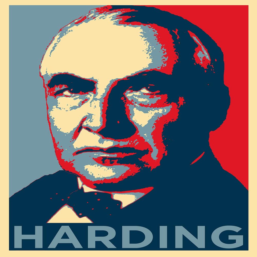 100% Smooth Cotton Paper - Warren G. Harding Art Print 'Hope' - Photo Poster Gift - USA President - Size: 24 x 16 Inches