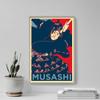 100% Smooth Cotton Paper - Miyamoto Musashi Art Print - Hope - Photo Poster Gift - The Book of 5 Rings - Size: 24 x 16 Inches view 4