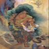 100% Smooth Cotton Paper - Kano Hogai - Temple God (1888) Photo Poster Painting Art Print - Size: 24 x 16 Inches view 1