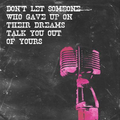 100% Smooth Cotton Paper - Singing Motivational Poster 09"Dreams Photo Print Art Motivation Quote Gift Opera Voice Music Success - Size: 24 x 16 Inches