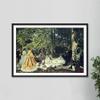 100% Smooth Cotton Paper - Claude Monet - Luncheon on The Grass (1865) - Painting Photo Poster Print Art Gift - Oscar French Impressionist Impressionism - Size: 24 x 16 Inches view 4