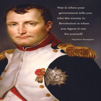 100% Smooth Cotton Paper - Napoleon Bonaparte Quote - War is When. Poster Original Art Print Photo Wall Home Decor - Military Strategy Sun Tzu Art of War Quotation - Size: 24 x 16 Inches