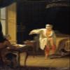 100% Smooth Cotton Paper - Jean Huber - Voltaire at his Rising in Ferney Dictating to his Secretary Collini (1772) Photo Poster Painting Art Print - Size: 24 x 16 Inches view 1