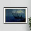 100% Smooth Cotton Paper - Tsuchiya Koitsu - Morigasaki Coast (1930) Ukiyo-e Japan Japanese Poster Painting Art Print - Size: 24 x 16 Inches view 4