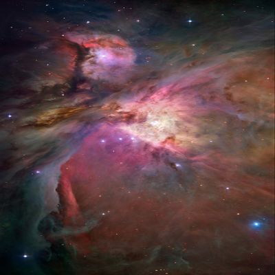 100% Smooth Cotton Paper - Orion Nebula (No Text)- Painting Photo Poster Print Art Gift Wall Home Decor - Space Stars Astromony Burst Nebulae Intergalactic Galaxy - Size: 24 x 16 Inches