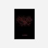 100% Smooth Cotton Paper - Luton, England, United Kingdom (UK) Original Map Design Red Splatter - Art Print Poster Photo Gift - Size: 24 x 16 Inches view 2