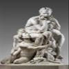 100% Smooth Cotton Paper - Jean Baptiste Carpeaux - Ugolino and his Sons/Statue (1867) - Art Print Painting Poster Gift Photo Wall Home Decor - Dante's Inferno - Size: 24 x 16 Inches view 1