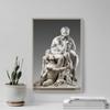 100% Smooth Cotton Paper - Jean Baptiste Carpeaux - Ugolino and his Sons/Statue (1867) - Art Print Painting Poster Gift Photo Wall Home Decor - Dante's Inferno - Size: 24 x 16 Inches view 4