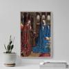 100% Smooth Cotton Paper - Jan Van Eyck - The Annunciation (1436) Photo Poster Painting Art Print - Size: 24 x 16 Inches view 4