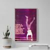 100% Smooth Cotton Paper - Handstand Motivational Poster 10"Succeed. Photo Print Art Motivation Quote Gift Gymnastics - Size: 24 x 16 Inches view 4