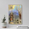 100% Smooth Cotton Paper - Odilon Redon - The Buddha 2 (1906) Photo Poster Painting Art Print - Size: 24 x 16 Inches view 4