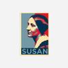 100% Smooth Cotton Paper - Susan B. Anthony Art Print 'Hope' - Photo Poster Gift - Feminist Feminism Quaker Slavery Abolitionist - Size: 24 x 16 Inches view 2