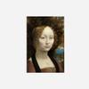 100% Smooth Cotton Paper - Leonardo da Vinci - Ginevra de Benci (1474) - Painting Photo Poster Print Art Gift Home Wall Decor - Florentine Aristocrat - Size: 24 x 16 Inches view 2