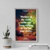 100% Smooth Cotton Paper - Karl Marx Quote Workers of The World Unite. Art Print Photo Poster Gift - Size: 24 x 16 Inches view 4