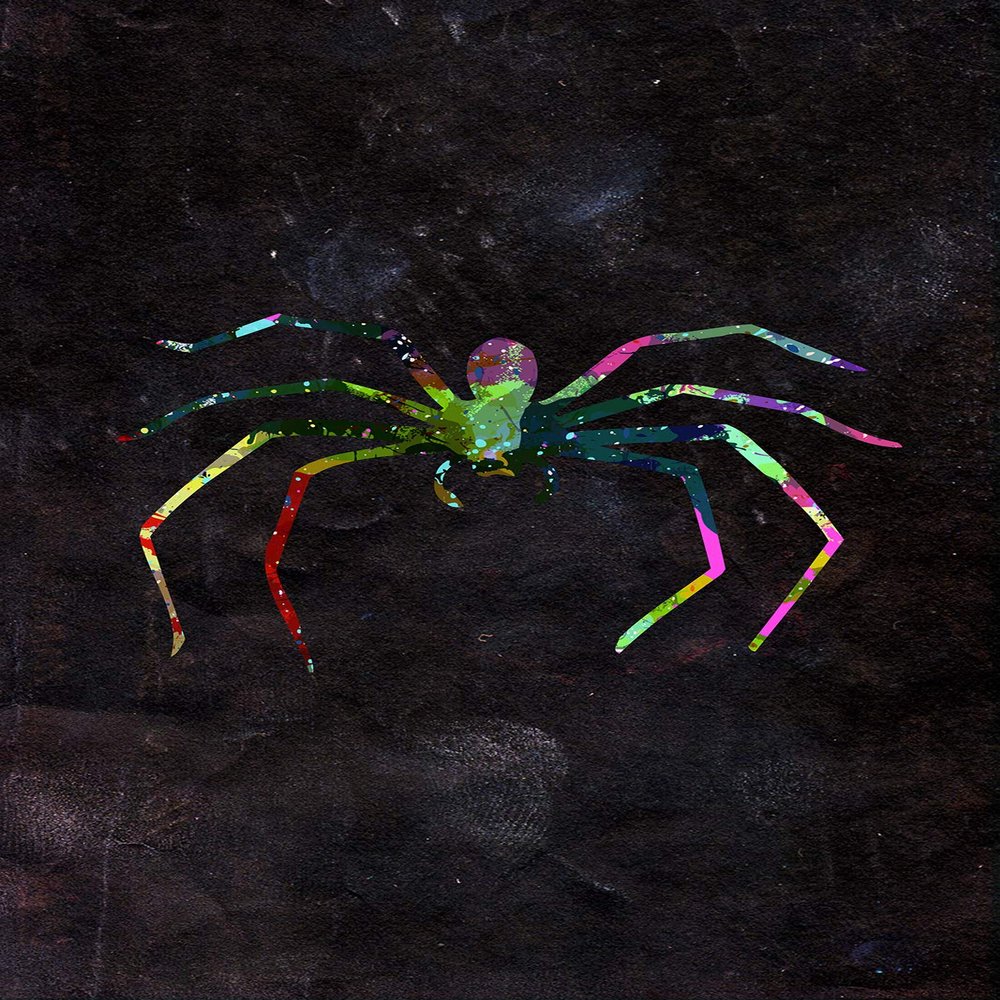 100% Smooth Cotton Paper - Spider Watercolour Design Art Print - Poster Art Gift - Photo Gift - Size: 24 x 16 Inches