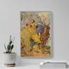 100% Smooth Cotton Paper - Vincent Van Gogh - The Good Samaritan After Delacroix (1890) - Painting Photo Poster Print Art Gift - Willem Dutch Post-Impressionist - Size: 24 x 16 Inches view 4