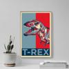 100% Smooth Cotton Paper - Tyrannosaurus Rex Art Print 'Hope' - Photo Poster Gift - T-Rex Dinosaur - Size: 24 x 16 Inches view 4